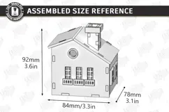 Mini House Nightlight Laser Cut | 3D Night Light | House SVG Product Image 4