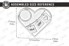 Heart Tea Light Candle Holders Laser Cut Bundle | Hearts SVG Product Image 8