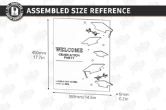 Graduation Welcome Signs Laser Cut Bundle | Graduation Party Product Image 18