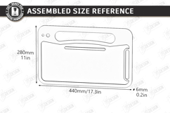 Car Steering Wheel Tray Laser Cut | Auto Laptop Desk | CNC Product Image 2