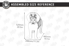 3D Dog Breeds Planters with Name Tag Laser Cut | Flower Pot Product Image 2