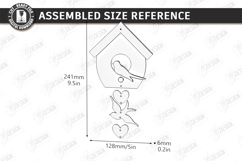 Spring Birdhouse Wall Decor Laser Cut Bundle | Home Decor Product Image 13