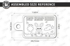 Easter Bunny Treat Trays Laser Cut Bundle | Serving Tray SVG Product Image 18