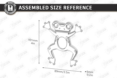 Animal Clothespin Puppets Laser Cut | Moving Mouth Toy SVG Product Image 2