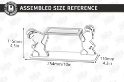 Key Holder Tray Laser Cut | Storage Tray | Sunglasses Stand Product Image 2