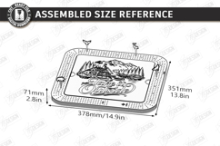 Cribbage Board Game Laser Cut | Wilderness Adventure | Games Product Image 3