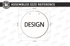 Easter Round Sign Laser Cut | Wall Spring Sign SVG Product Image 2