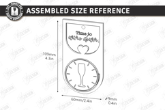 Wine Bottle Tag Laser Cut | Wine Accessory | Drinkware Décor Product Image 2