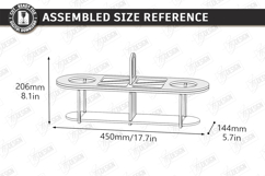Outdoor Beer Picnic Table Laser Cut | Portable Drinks Holder Product Image 2