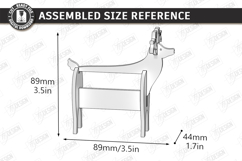 Tape Dispenser Laser Cut | Tape Holder | Deer SVG | Office Product Image 2