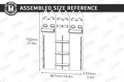 Home Organizer Key Holder Rack Laser Cut Bundle | Wall Decor Product Image 20