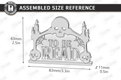To Be Read Shelf Decor Laser Cut | Shelf Sitter | Home Decor Product Image 2