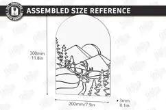 Paint by Numbers Laser Cut | Paintable Wood Art | Painting Product Image 2
