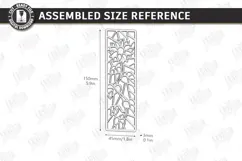 Stained Glass Bookmark Laser Cut | Faux Stained Glass Window Product Image 2