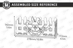 Easter Decor Laser Cut | Spring Floral Box | Easter Basket Product Image 2