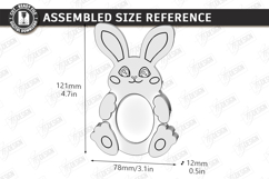 My First Easter Photo Frame Laser Cut | Baby Photo Frame SVG Product Image 2