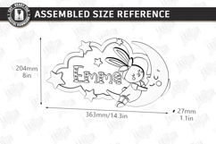 Cloud Night Light Laser Bundle | Nursery Decor | Kids Laser Product Image 24