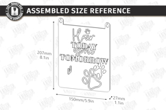 Pet Hair Roller Holder Laser Cut | Hair Today Gone Tomorrow Product Image 2