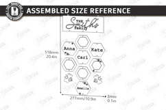 Personalized Family Wall Sign Laser Cut | Wall Decor | Home Product Image 2