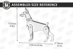 Dog Breed Card Puzzle Laser Cut | 3D Puzzle | Beagle SVG Product Image 4