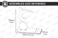 Sport Phone Stand Laser Cut | Gym and Dance | Phone Holder Product Image 2