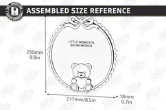 Baby Milestone Bank Laser Cut | Baby Keepsake Drop Box Laser Product Image 2