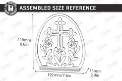 Easter Candle Holder Laser Cut | Christian Scene | Religion Product Image 2