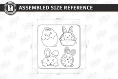 Easter Kids Puzzle Laser Cut | Easter Bunny SVG | Kids Laser Product Image 2