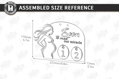 Pregnancy Countdown Milestone Boards Laser Cut Bundle|Baby Product Image 9