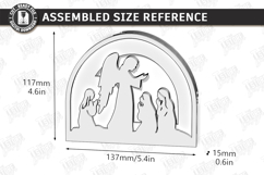 Easter Night Light Laser Cut Bundle| Religious LED Light SVG Product Image 9