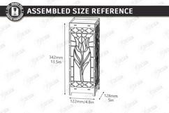 Stained Glass Floor Lamp Laser Cut | 3D Night Light | CNC Product Image 2