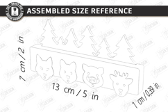 Family Key Holder Laser Cut | Decorative Wall Key Organizer Product Image 2