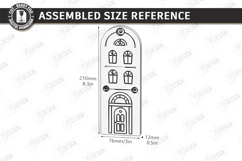 Miniature Village Block Toy Laser Cut | Layered Town House Product Image 2