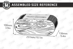 Oval Wooden Tissue Box Cover Laser Cut Bundle | Floral SVG Product Image 19