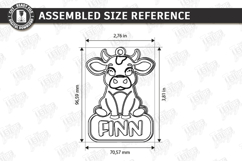 Backpack Tags Laser Cut Bundle | Keychains SVG | Name Tags Product Image 19