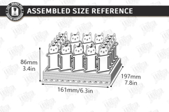 Embroidery Floss Organizer Laser Cut | Thread Holder Laser Product Image 2