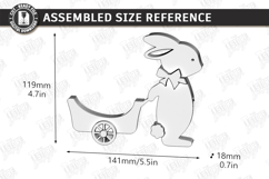 Easter Egg Holder Laser Cut | Easter Bunny | Egg Stand | CNC Product Image 2