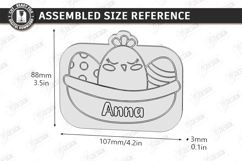 Paintable Easter Character Laser Cut | Kids Easter | Paint Product Image 2