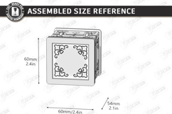Wedding Ring Box Laser Cut | Glowforge | Floral Design | CNC Product Image 2