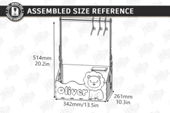 Baby Shower Closet Crate Laser Cut | Nursery Basket Laser Product Image 2
