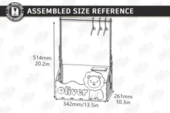 Baby Shower Closet Crate Laser Cut | Nursery Basket Laser Product Image 2