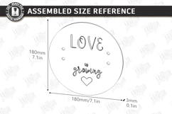 Pregnancy Test Reveal Disc Laser Cut Bundle| Baby Reveal SVG Product Image 4