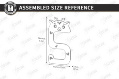 Animal Bag Hook Holder Laser Cut | Desk Purse Hanger SVG Product Image 2