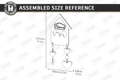 Love Wall Ornament Laser Cut Bundle | Romantic Hanging Signs Product Image 9