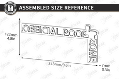 Bathroom Door Corner Laser Cut |Office Wall Sign| Funny SVG Product Image 3