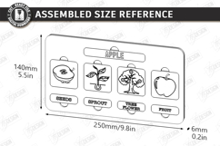 Life Cycle Puzzle Laser Cut | Educational Montessori Toy SVG Product Image 2