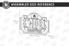 S’mores Station Sign Laser Cut | Outdoor Décor | Rustic SVG Product Image 2