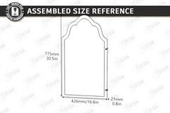 Stained Glass Wall Art Laser Cut Bundle | Arch Window Frames Product Image 17