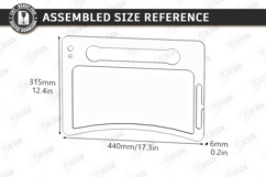 Car Steering Wheel Tray Laser Cut | Auto Laptop Desk | CNC Product Image 2