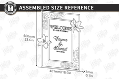 Wedding Welcome Signs Laser Bundle | Wedding Reception Decor Product Image 4